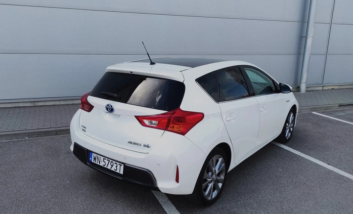 Toyota Auris cena 52500 przebieg: 155450, rok produkcji 2013 z Warszawa małe 191